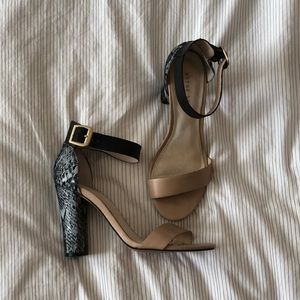 WYTHE NY Zack Two-Piece Chunky Heel